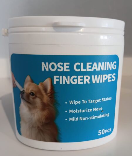 Pet Nose Cleaning Finger Wipes - 50Pcs
