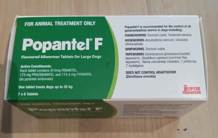 Popantel F - Flavoured Allwormer for Dogs (upto 35Kg)