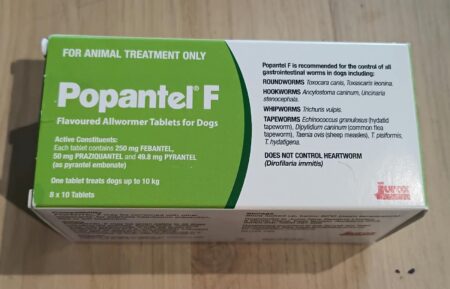 Popantel F - Flavoured Allwormer for Dogs (upto 10Kg)