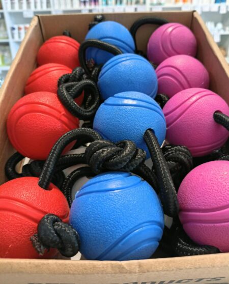 Solid ball with string