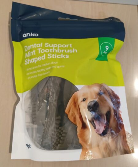 Dental Support Mint Toothbrush Shaped Sticks