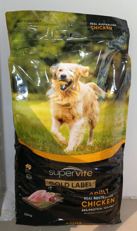 Dog Food - Supervite Gold Label Chicken (20kg)