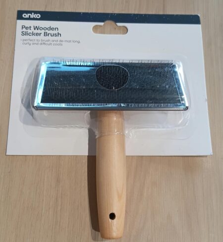 Pet Wooden Slicker Brush - Anko